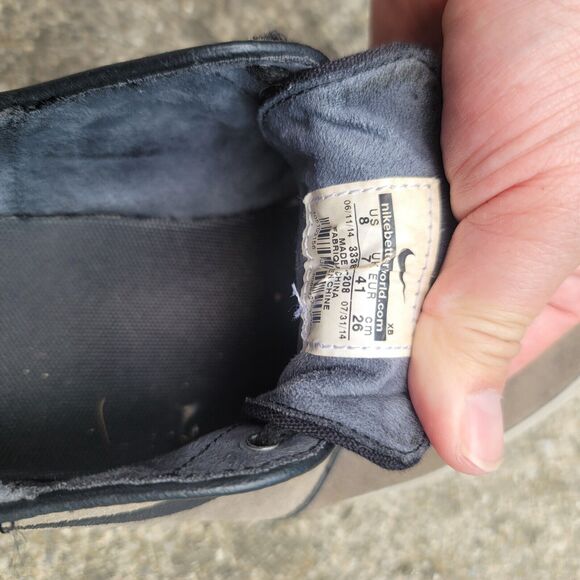 Nike Zoom Stefan Janoski Cool Gray Suede Skateboard Sneakers Men Size 8 Shoes - Picture 4 of 5